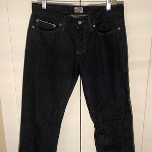Naked And Famous Weird Guy Indigo Selvage Denim 32